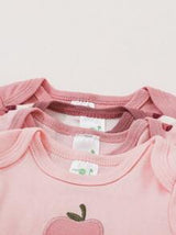 4pcs/Set Infant Short Sleeve Bodysuit 0-1 Year Old Baby Girl Cute  Set