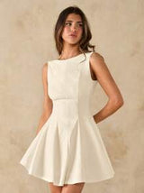 Spring/Summer Solid Valentine's Day Date Dress