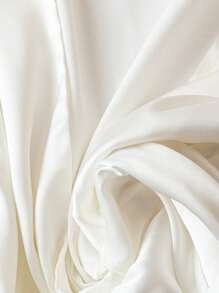 Celure Solid Color Pleated Simple Chic Dress, Fashionable Suitable For Summer