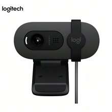 Logitech Brio 95 HD Webcam With Privacy Shield & Noise-Reducing Mic, 1080P Streaming Camera For Online Classes, TikTok Live, Remote Work, Plug & Play, Laptop Desktop PC