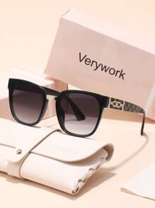 New Geometric Frame Superior Quality Elegant Brand Design Women Fashion Glasses Perfect For Summer