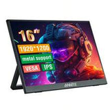 ANMITE 16 Inch IPS Portable Monitor 1200P 16:10 Compatible With Laptop Second Screen Gaming Extension Monitor For PC Raspberry Pi
