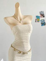 Women's Goddess Dress Beach Outfits For Woman Skirt Set
