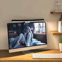 Computer Monitor Lamp, Dimmable Monitor Light Bar, Suitable For Curved Screens. LED Monitor Light Strip With A USB Interface, Applicable To Home Office Scenarios. It Can Be Used As An Office Lamp And An Eye-Protecting Desk Lamp, As Well As An Ambient Ligh