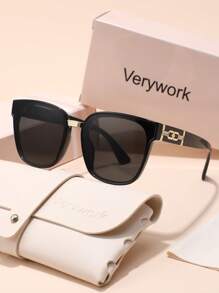 New Geometric Frame Superior Quality Elegant Brand Design Women Fashion Glasses Perfect For Summer