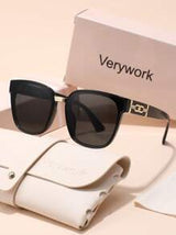 New Geometric Frame Superior Quality Elegant Brand Design Women Fashion Glasses Perfect For Summer