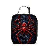 Spider Print Lunch Bag, Insulated Tote Bag, Portable Carry-On Bag, Tote Ice Bag Lunch Bag Multifunctional Lunch Box Bag For Work, Travel, Picnic