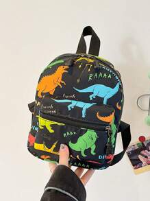 1 Pc Children Backpack Cartoon Dinosaur Unicorn Pattern Baby Cute Kindergarten Schoolbag Waterproof Kids Bags Boys Girls Backpacks