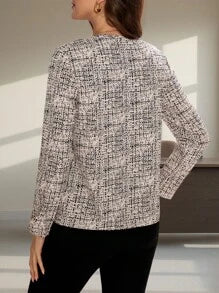 Clasi Women Autumn Versatile Notched Neck Top Fall Women  Long Sleeve Shirt