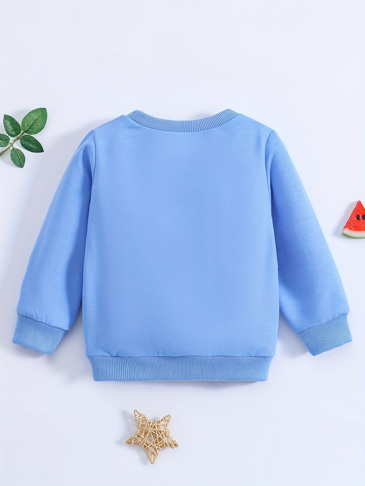 1pc Toddler Boys' Casual Long Sleeve "Armor of God" Print Pullover Sweatshirt, Polyester Knit Cartoon Pattern, Round Neck, Elastic Fabric, Loose Fit for Spring/Autumn