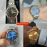 2pcs/set, Business Double Calendar Waterproof Men's Watches Set, Valentine's Day Gift