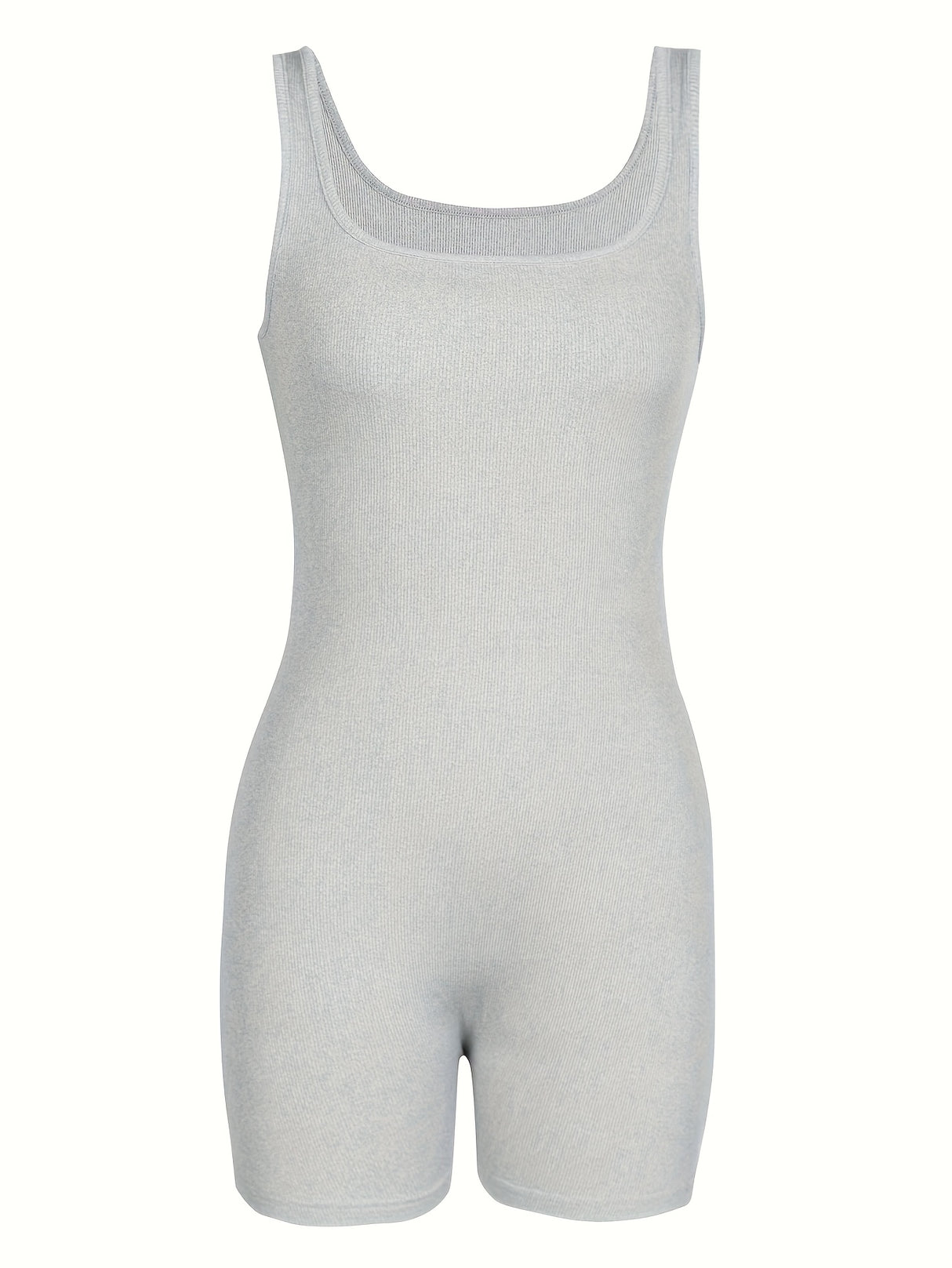 3Pcs Set Sleeveless Yoga Jumpsuits - High Stretch & Comfort Square Neck, Versatile Activewear for Women