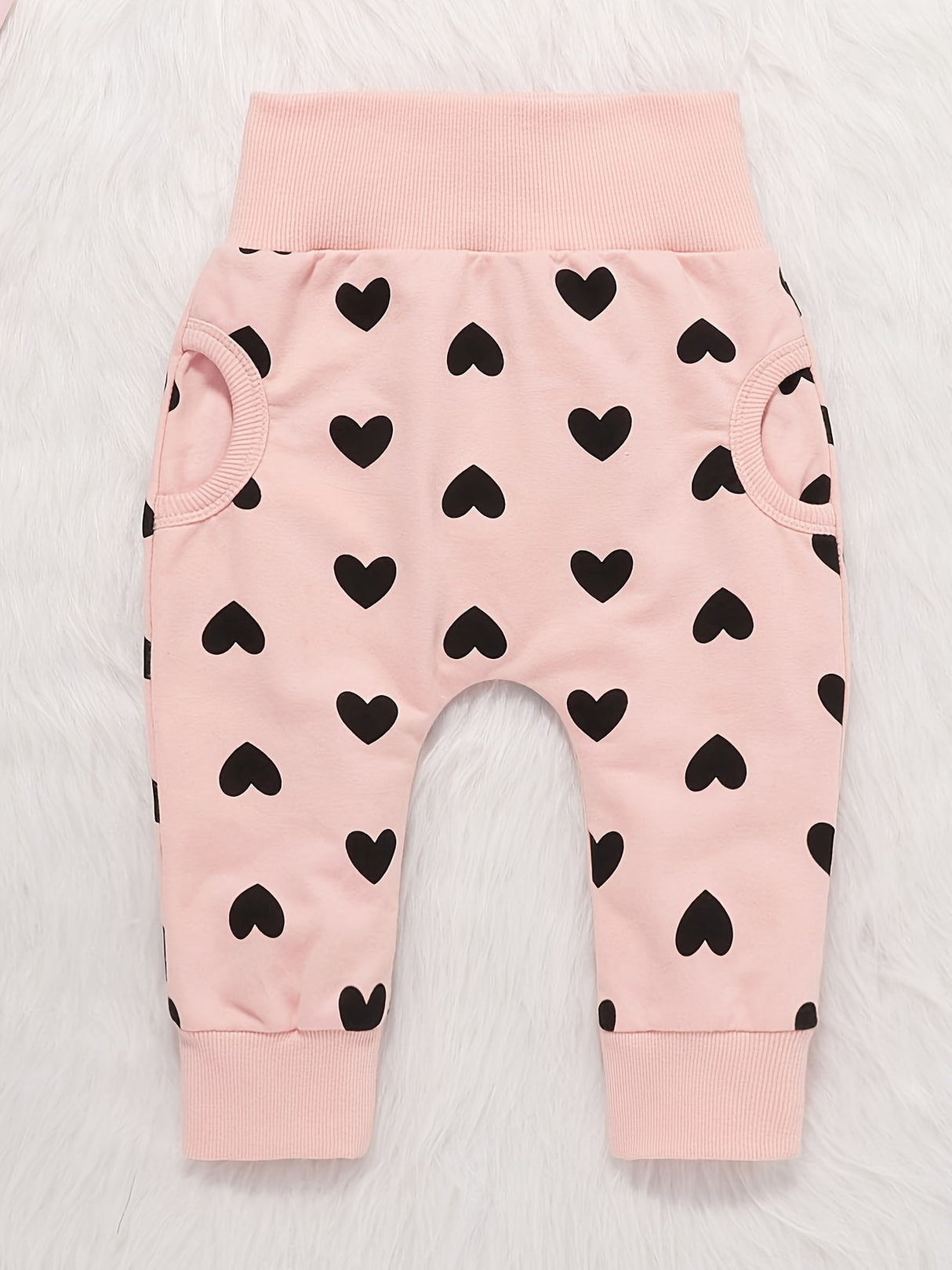 Baby Girl Clothes 2pcs Long Sleeved Sweatshirt & Sweatpants Cute Toddler Infant Outfits Tops And Pants Set