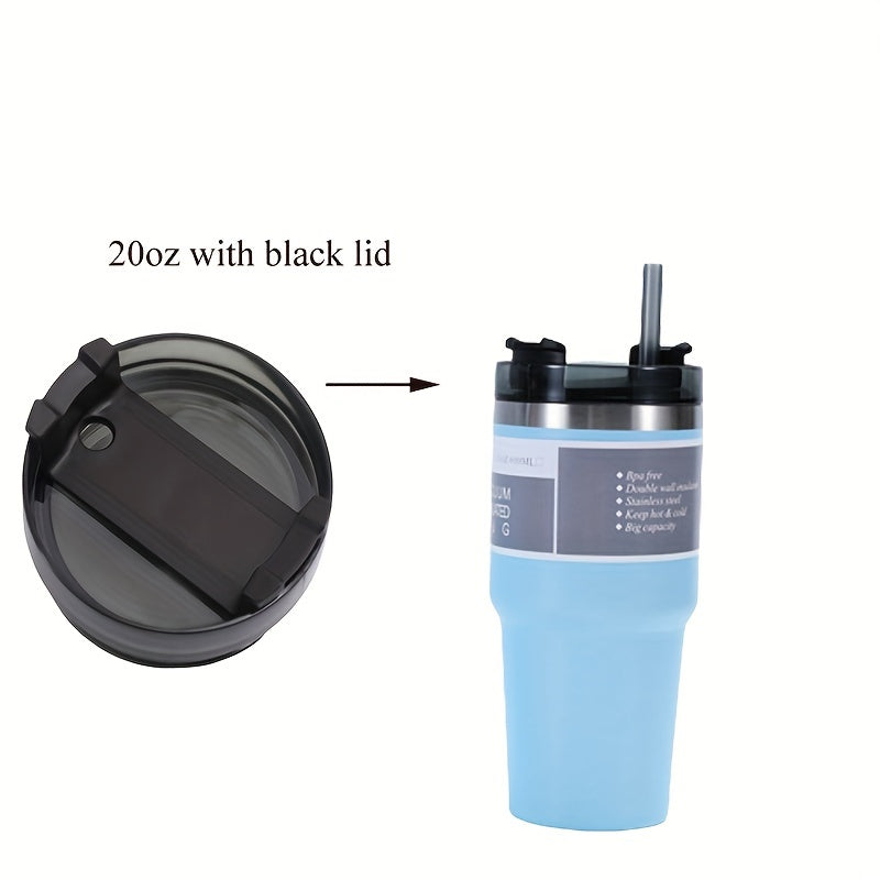 20oz/30oz Vacuum Insulation Mug With Lid And Straw, 304 Stainless Steel Vacuum Insulation Cup, Coffee Cup, Safe For Dishwasher Eid Al-Adha Mubarak