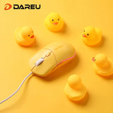 Dareu LM121 wired gaming office mouse ultra light gaming mouse 66g high quality perfor Cost-effectivemance