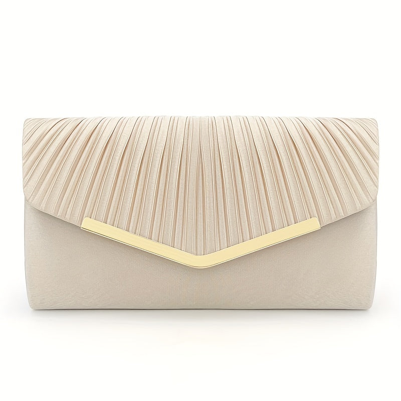 Glamorous Envelope Clutch Bag - Stylish Womens Evening Purse for Formal Events - Perfect for Weddings, Parties, Proms & Cocktails