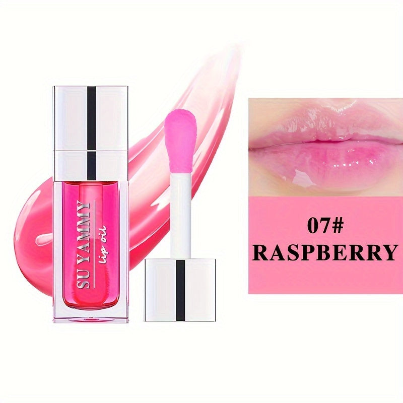 5 Shades Hydrating Lip Glow Oil Lip Gloss, Moisturizing Transparent Liquid Lip Balm, Natural Lip Enhancer, Make Lips Fuller And Moisturized Valentine's Day Gifts For Music Festival