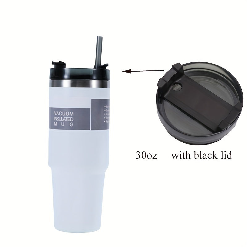 20oz/30oz Vacuum Insulation Mug With Lid And Straw, 304 Stainless Steel Vacuum Insulation Cup, Coffee Cup, Safe For Dishwasher Eid Al-Adha Mubarak