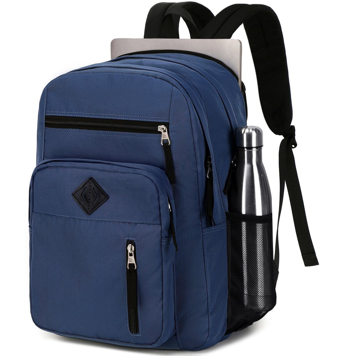 Laptop Backpack 17 inch for Women Men Large College Bookbags Waterpoof Work Business Travel Backpacks Kids School Bag for Girls Boys Students Teens Elementary Schoolbag Casual Daypack Sport -Black