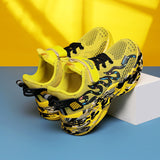 Casual Breathable Woven Shoes For Boys, Comfortable Lightweight Non Slip Low Top Running Shoes For Indoor Outdoor, All Seasons