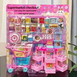 Children Play Every Family Toy Series Supermarket Checkout Cute Pet Life House Mini Rice Cooker Variety Of Options Halloween Christmas Gift