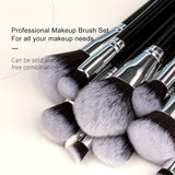 40pcs Complete Function Makeup Brush Kit With Premium Synthetic Bristles & Wooden Handle Perfect For Highlighter Blush Contour Eyeshadow Blending Professional Face Eye Lip Blender Brush Ideal For Makeup Beginner & Artist
