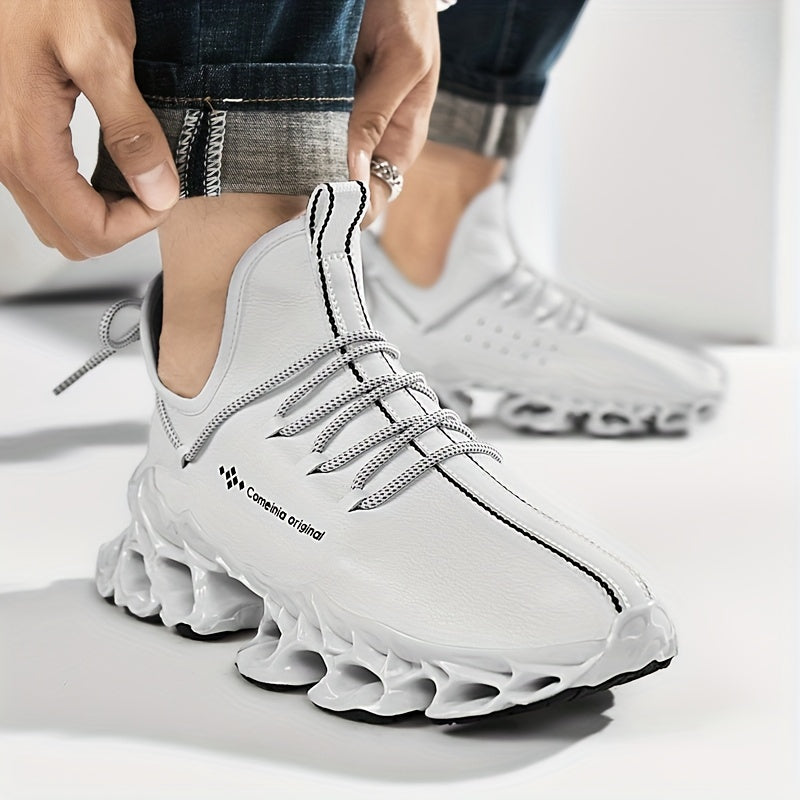 [Men's Lightweight Shock Absorption Shoes] Lightweight Shock Absorption Running Shoes for Men - Non-Slip Athletic Sneakers for Jogging, Tennis, Gym, and Walking