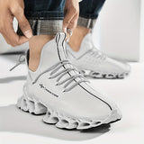 [Men's Lightweight Shock Absorption Shoes] Lightweight Shock Absorption Running Shoes for Men - Non-Slip Athletic Sneakers for Jogging, Tennis, Gym, and Walking