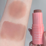 Smooth Blush Stick Naturally Saturated Expansive Color Long Lasting Waterproof Natural Blush Brightening Skin Tone Makeup Blush Stick