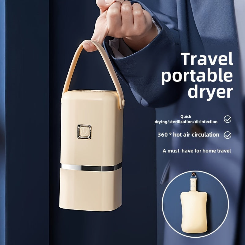 Compact Portable Clothes Dryer - Ideal for Apartments, Hotels & Travel | 110-240V US Plug | Odorless