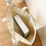 1pc Cute Halloween Ghost Print Tote Bag Women's Bags Spring Summer Canvas Shoulder Bag Shopping Bags
