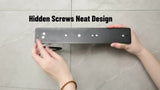 Hair Dryer Holder Wall Mounted Bathroom Hair Tool Organizer For Blow Dryer Hair Straightener Hairdressing Tools Hanger Rack
