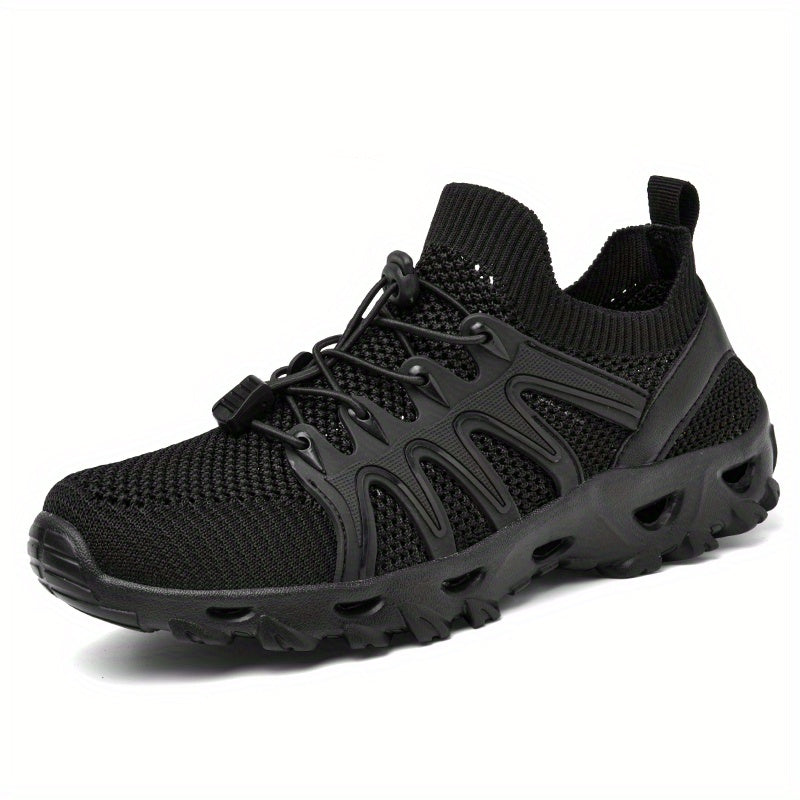 Women's Outdoor Hiking Sneakers, Lace Up Flat Sports Sneakers, Casual Yoga Fitness Workout Gym Running Shoes