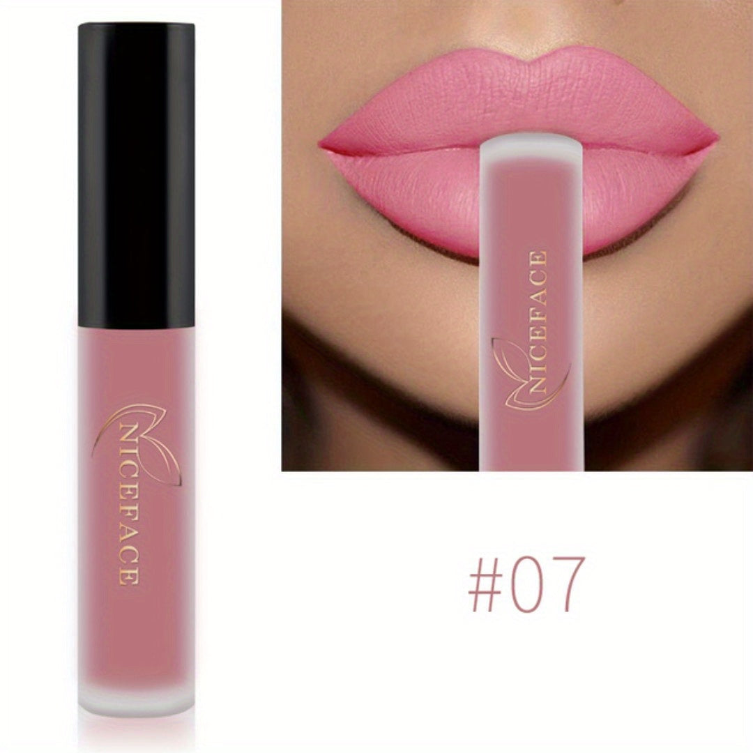 20 colors High Pigmented Matte Lip Glaze - Long-Lasting, Smudge-Proof, Non-Moisturizing Lipstick Valentine's Day Gifts