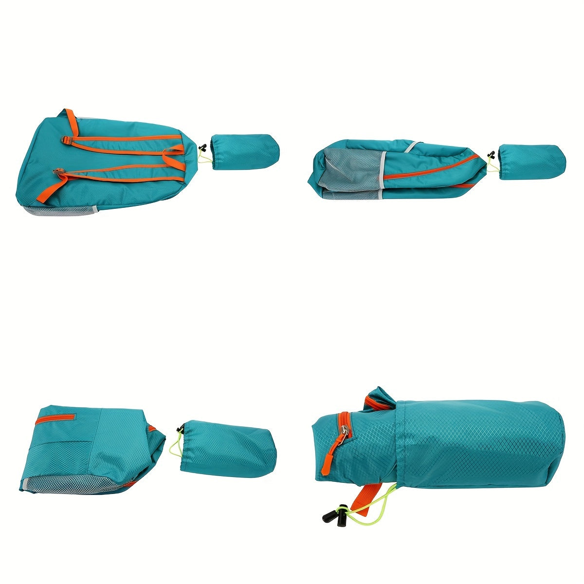 25L Foldable Outdoor Sports Backpack, Waterproof Mountaineering Hiking Travel Daypack, Color Contrast School Bag