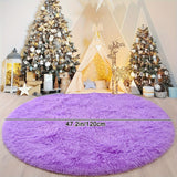 1pc Luxurious Shaggy Rug - Ultra-Soft, Non-Slip, Water-Resistant for Home Comfort - Ideal for Bedroom, Living Room, Nursery & Dorm Decor (4x4)