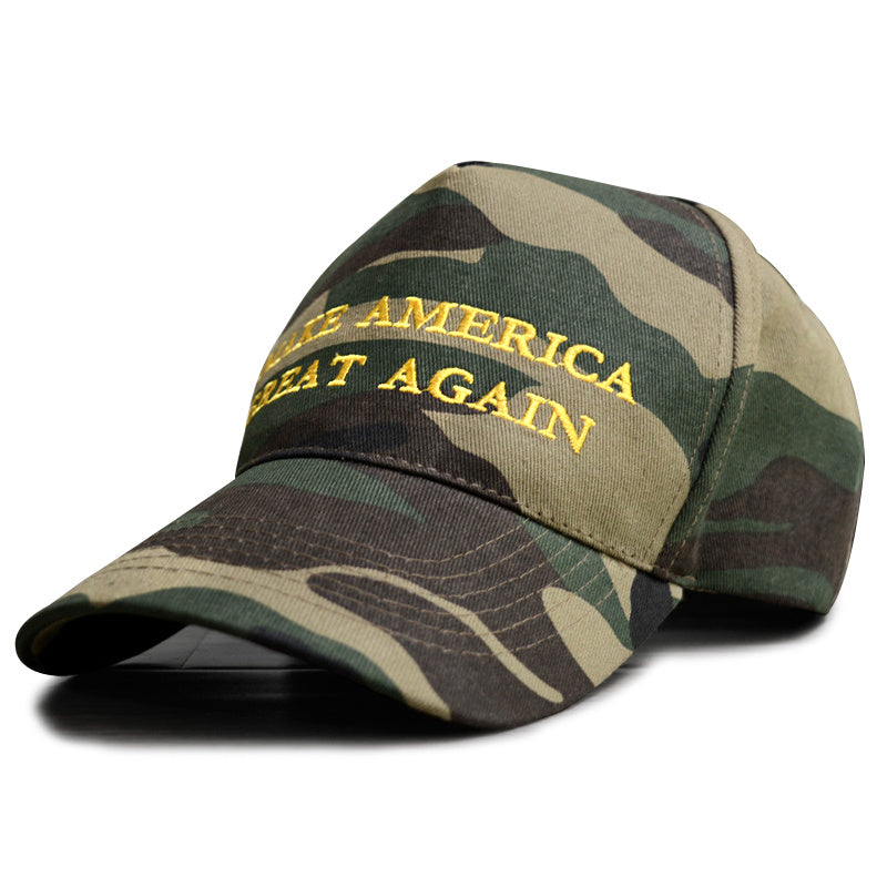 Make America Great Again Outdoor Peaked Cap Adjustable Simple Embroidery English Baseball Cap