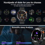 LIGE Smart Watch With 1.46" IPS High-definition Full Touch Screen/LED Lights/IP67 Waterproof/Customized Dials/Data/sports/sports Records/weather/information Reminders, Multi-functional Watches For Android And IPhone, Exquisit