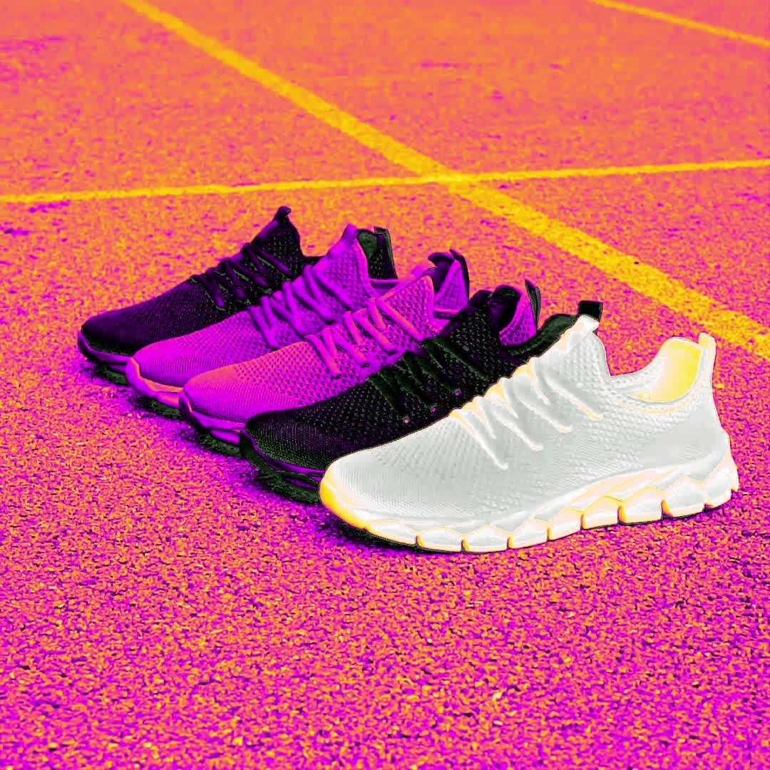JNAK Breathable Mesh Running Shoes - Slip-On Design with MD Sole for Men and Women - Perfect for Sports & Leisure Activities in Spring/Summer/Fall