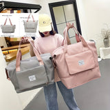 Travel Storage Zipper Handbag, Large Capacity Luggage Bag, Gym Bag, Portable Versatile Bag