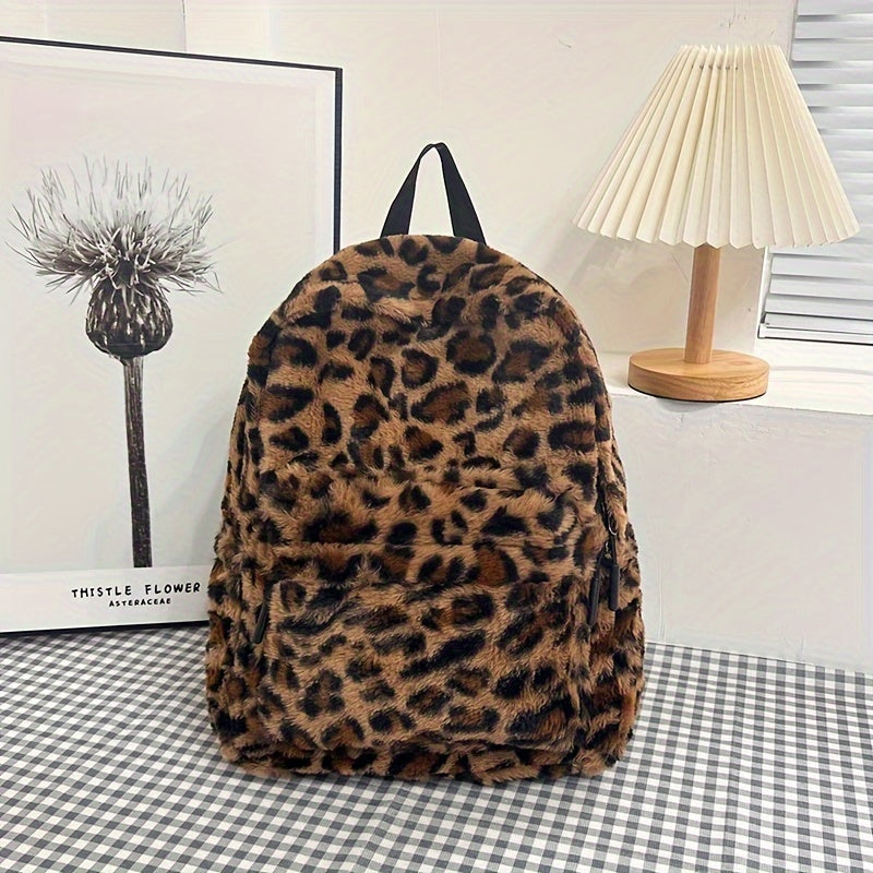 Cow Plush Backpack, Niche Schoolbag, College Student School Bag
