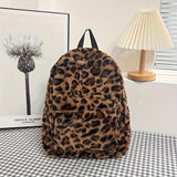 Cow Plush Backpack, Niche Schoolbag, College Student School Bag