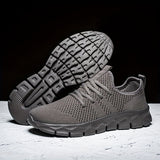 JNAK Breathable Mesh Running Shoes - Slip-On Design with MD Sole for Men and Women - Perfect for Sports & Leisure Activities in Spring/Summer/Fall