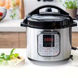 7-in-1 Electric Pressure Cooker  Slow Cooker  Rice Cooker  Steamer, Sauté  Yogurt Maker, Warmer & Sterilizer Stainless Steel, 6 Quart