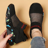 Women's Mesh Sports Shoes, Comfort Knit Low Top Running Shoes, Casual Breathable Walking Slip-On Shoes