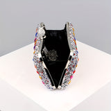 Luxury Evening Clutch Bag, Dual-Sided Multi-Color Fashion Glitter Purse, For Women, Party Wedding Banquet, Versatile Chain Shoulder Bag