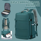 15.6 Inch Laptop Backpack for Men & Women - Lightweight High Quality Travel Backpack with Shoe Compartment, Large Capacity College School Bag, Adjustable Chest Pockets & Ergonomic Design for Business Commuting, Outdoor Advent