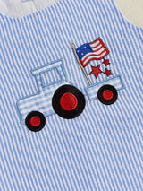 Toddler Boys Rompers Independence Day Clothes Flag Star Embroidery Stripe Summer Sleeveless Overalls Bodysuits Jumpsuits, for Outdoor