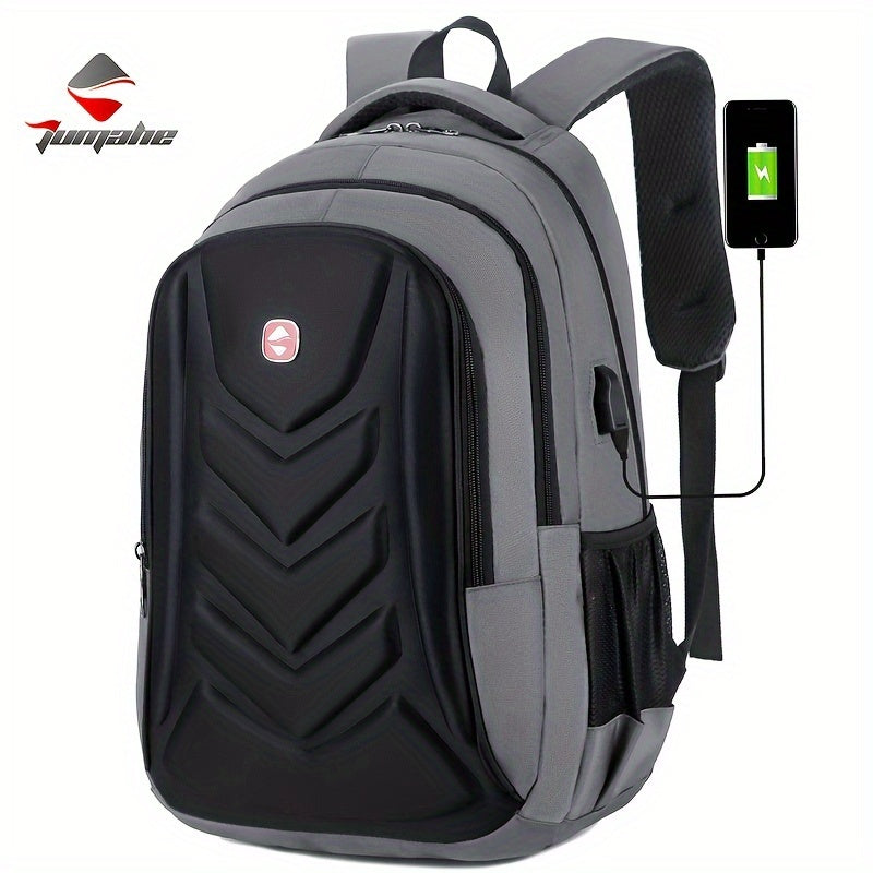 1pc New Shell Business Backpack Casual Men's Computer Bag Travel Backpack Student School Bag, Ideal choice for Gifts, School bags, Valentines Gifts