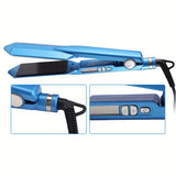 Titanium Professional Hair Straightener - High Temperature 470F Fast Heating with Wide Ceramic Plates for Salon-Quality Styling - Durable, Long-Lasting, and Easy to Use